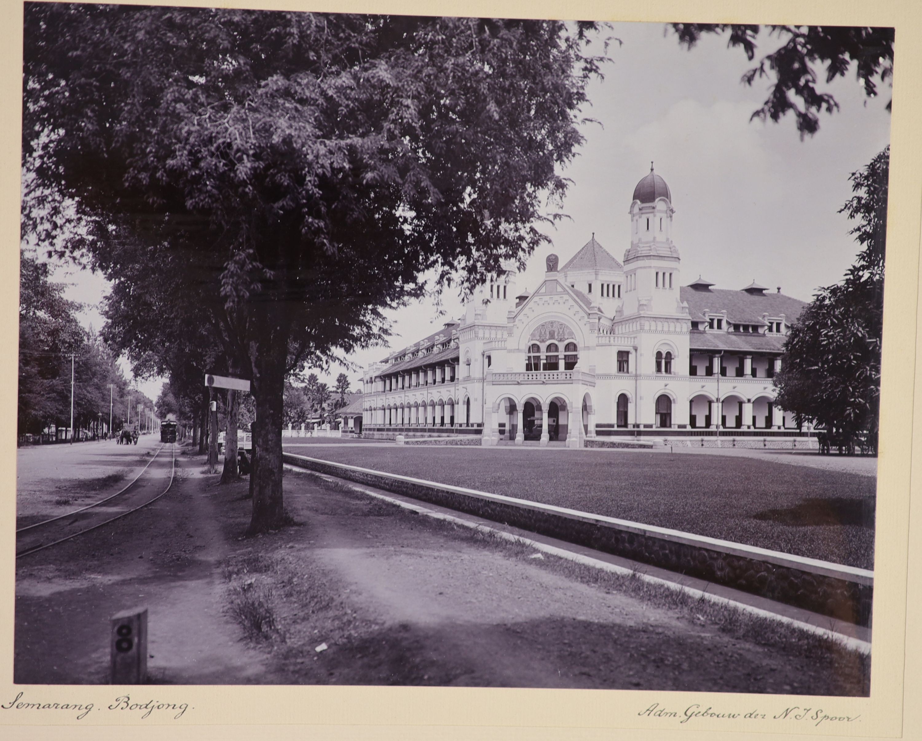 Dutch East Indies (Indonesia), An album of photographs of Batavia, including Buitenzorg, Garona, Baroboedoer (Borobudur temple), Soerabaja, Semarang, etc., c.1900-10, (2)